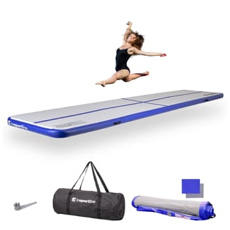 Airtrack inSPORTline Airstunt 500x100x10 cm bílo-modrá Airtrack inSPORTline Airstunt 500x100x10 cm bílo-modrá