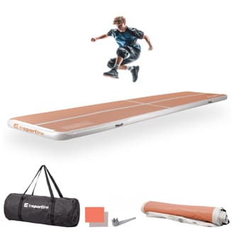 Airtrack inSPORTline Airstunt 500x100x10 cm mocha mousse Airtrack inSPORTline Airstunt 500x100x10 cm mocha mousse