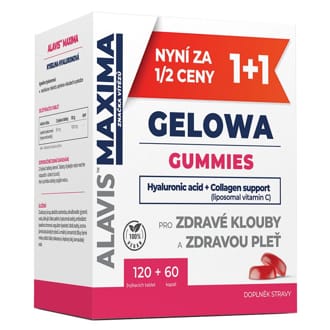 N�hled - ALAVIS MAXIMA Gelowa Gummies 120 �v�kac�ch tablet + 60 kapsl�

