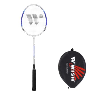 Badmintonová raketa WISH Alumtec 317 stříbrno-modrá Badmintonová raketa WISH Alumtec 317 stříbrno-modrá