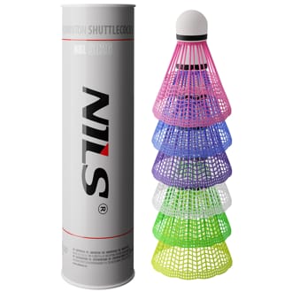 Badmintonové míčky NILS NBL6026 multicolor 6 ks Badmintonové míčky NILS NBL6026 multicolor 6 ks