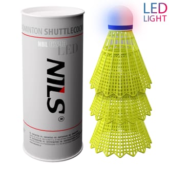 N�hled - Badmintonov� m��ky NILS NBL6293 s LED 3 ks