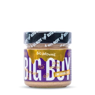 BIG BOY Brownie - L�skov� kr�m s ke�u a b�lou �okol�dou 