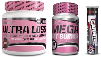 BioTech ULTRA LOSS + MEGA FAT BURNER + L-Carnitine 