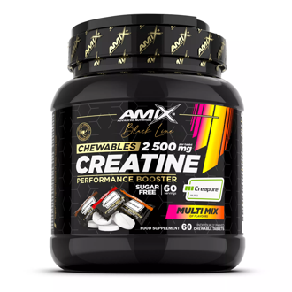 Black Line Creatine Creapure 2500mg Zero Sugar Chewable Tabs