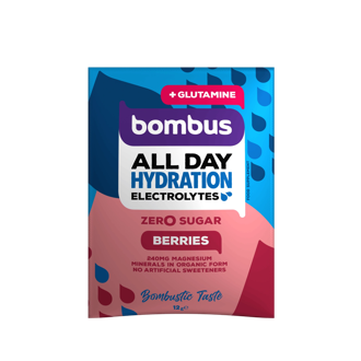 Bombus All day hydration drink + Glutamin 12 g