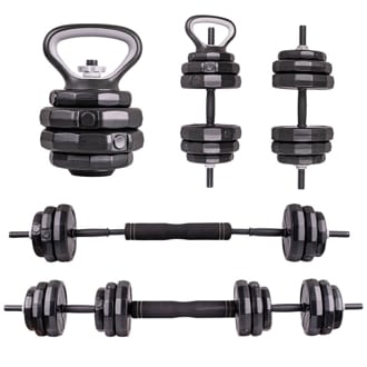 Náhled - Cementový činkový set inSPORTline ON-X 6v1 40 kg Náhled - Cementový činkový set inSPORTline ON-X 6v1 40 kg
