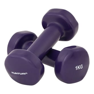 �inka aerobic 2 x 1 kg TUNTURI Vinyl fialov�