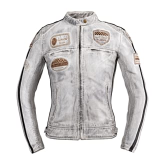 Dámská kožená moto bunda W-TEC Sheawen Lady White New Dámská kožená moto bunda W-TEC Sheawen Lady White New