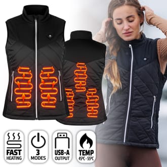 Náhled - Dámská vyhřívaná vesta inSPORTline WARMher Náhled - Dámská vyhřívaná vesta inSPORTline WARMher