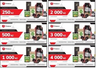 D�rkov� poukazy v hodnot� 250 - 4000 K�
