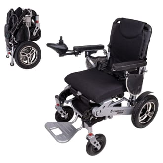 Elektrický invalidní vozík inSPORTline Hawkie Basic II • 500W • 27,75kg • do 130kg • až 24km dojezd Elektrický invalidní vozík inSPORTline Hawkie Basic II • 500W • 27,75kg • do 130kg • až 24km dojezd