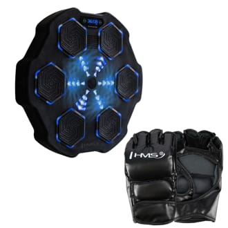 Elektronický boxerský terč HMS TB02 s LED, Bluetooht a rukavicemi Elektronický boxerský terč HMS TB02 s LED, Bluetooht a rukavicemi