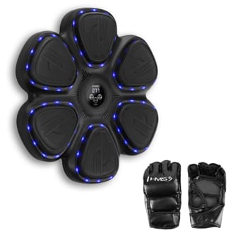 Elektronick� boxersk� ter� HMS TB12 s LED, Bluetooth a rukavicemi (Music Boxing Machine)