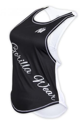 GORILLA WEAR Florida Stringer Tank Top Black/White