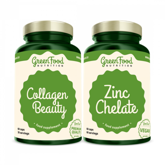 GreenFood Collagen Beauty 60 kapsl� + Zinc Chelate 60 kapsl�