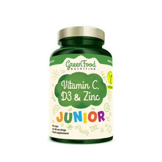 GreenFood Junior Vitam�n C, D a Zinek