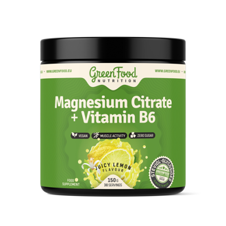 GreenFood Magnesium Citrate + Vitamin B6