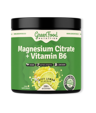 GreenFood Magnesium Citrate + Vitamin B6 GreenFood Magnesium Citrate + Vitamin B6