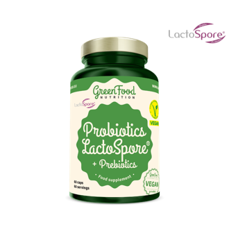 GreenFood Probiotika LactoSpore® + Prebiotics GreenFood Probiotika LactoSpore® + Prebiotics
