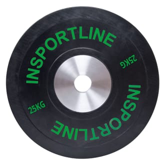 N�hled - Gumov� kotou� inSPORTline Bumper Plate 25 kg 50 mm