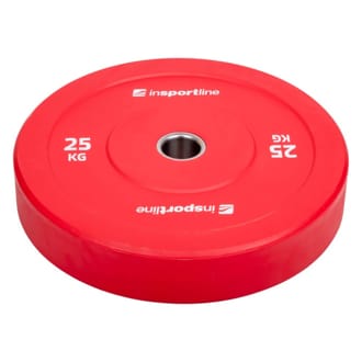 Gumový kotouč inSPORTline Bumper Plate Go 25 kg 50 mm Gumový kotouč inSPORTline Bumper Plate Go 25 kg 50 mm