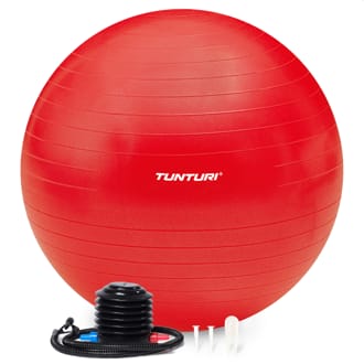 Gymnastick� m�� s pumpi�kou TUNTURI zes�len� 55 cm �erven�