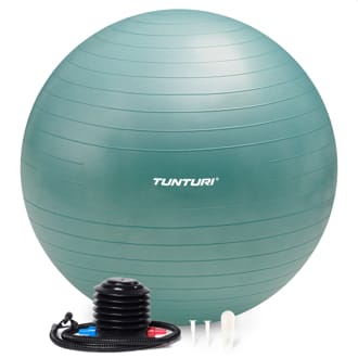 Gymnastick� m�� s pumpi�kou TUNTURI zes�len� 65 cm Petrolejov�