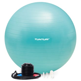 Gymnastický míč s pumpičkou TUNTURI zesílený 65 cm Tyrkysový Gymnastický míč s pumpičkou TUNTURI zesílený 65 cm Tyrkysový