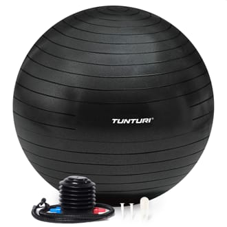 Gymnastick� m�� s pumpi�kou TUNTURI zes�len� 90 cm �ern�