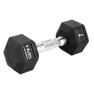 Hexagonální jednoručka HMS 7 kg Hexagonální jednoručka HMS 7 kg