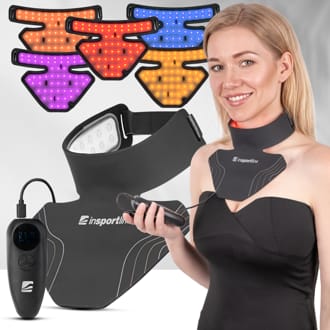 N�hled - Infra�erven� LED maska na krk a dekolt inSPORTline Rademis 2500 mAh