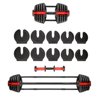 Jednoruční / obouruční variabilní činka HMS SGR40 PRO SET 2v1 40 kg Jednoruční / obouruční variabilní činka HMS SGR40 PRO SET 2v1 40 kg