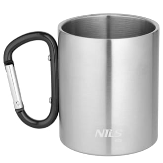 N�hled - Kempingov� hrnek NILS Camp NC17110 s karabinou 300ml �ern�