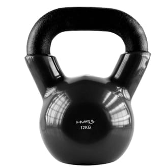 N�hled - Kettlebell pokryt� vinylem HMS KNV12 12 kg, �ern�