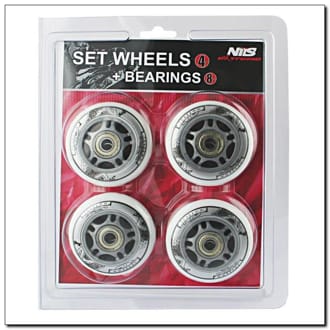 KOLEČKA NILS EXTREME PU 84x24 BÍLÉ (4KS) KOLEČKA NILS EXTREME PU 84x24 BÍLÉ (4KS)