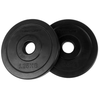 Kotouč pogumovaný TUNTURI 1,25 kg / 30 mm pár Kotouč pogumovaný TUNTURI 1,25 kg / 30 mm pár