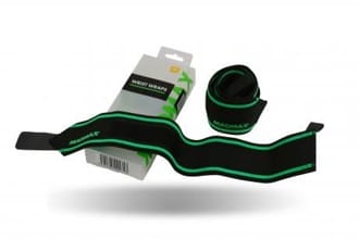 MADMAX Elastická bandáž na zápěstí black/green MADMAX Elastická bandáž na zápěstí black/green