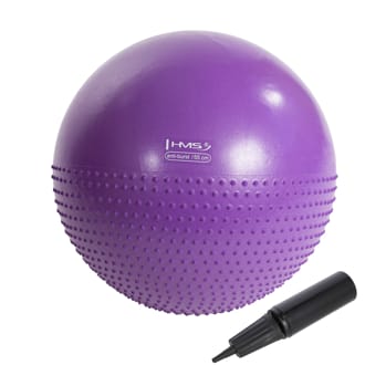 Masážní gymnastický míč HMS YB03N 55 cm fialový Masážní gymnastický míč HMS YB03N 55 cm fialový