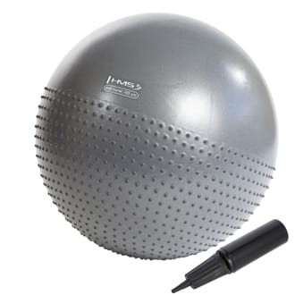 Masážní gymnastický míč HMS YB03N 65 cm šedý Masážní gymnastický míč HMS YB03N 65 cm šedý