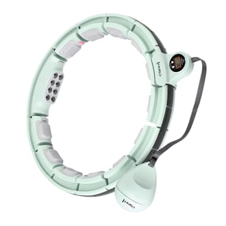 Masážní hula hoop HMS HHM13 se závažím, magnety a počítadlem zelená Masážní hula hoop HMS HHM13 se závažím, magnety a počítadlem zelená