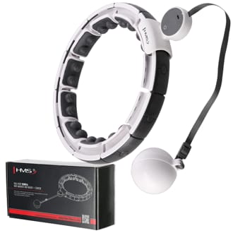 Masážní hula hoop HMS HHM16 se závažím, magnety a počítadlem Masážní hula hoop HMS HHM16 se závažím, magnety a počítadlem