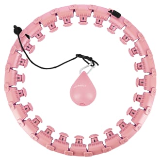 Masážní hula hoop HMS HHW01 se závažím růžová Masážní hula hoop HMS HHW01 se závažím růžová