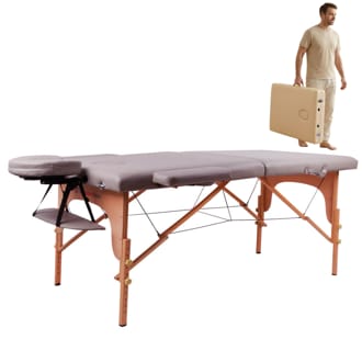 Náhled - Masážní lehátko inSPORTline Taisage 186x70x62-84 cm 2-dílné dřevěné Náhled - Masážní lehátko inSPORTline Taisage 186x70x62-84 cm 2-dílné dřevěné
