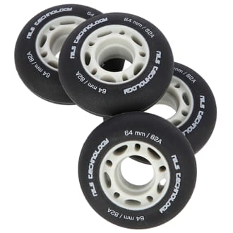Matn� kole�ka NILS Extreme PU 64x24 82A, �ern�, 4 ks
