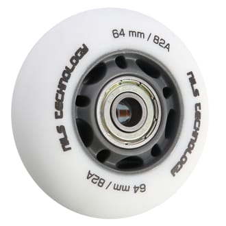 Matn� kole�ka NILS Extreme PU 64x24 82A s lo�isky ABEC 9, b�l�, 4 ks