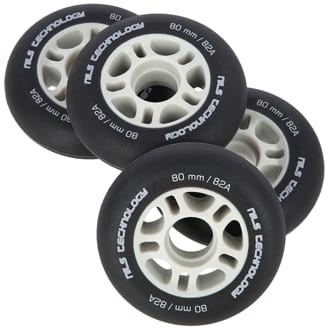 Matné kolečka NILS Extreme PU 80x24 82A, černé, 4 ks Matné kolečka NILS Extreme PU 80x24 82A, černé, 4 ks