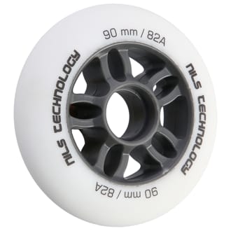 Matné kolečka NILS Extreme PU 90x24 82A, bílé, 4 ks Matné kolečka NILS Extreme PU 90x24 82A, bílé, 4 ks