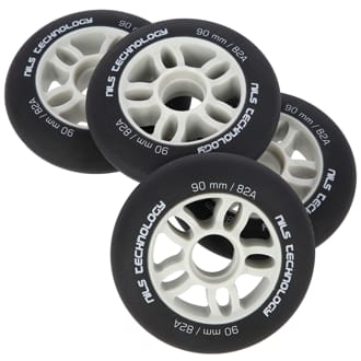 Matn� kole�ka NILS Extreme PU 90x24 82A, �ern�, 4 ks