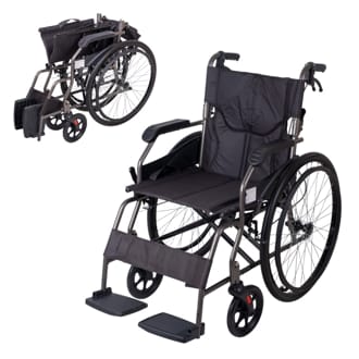 Mechanický skládací invalidní vozík inSPORTline Jakesully odlehčený • 13kg • do 100kg Mechanický skládací invalidní vozík inSPORTline Jakesully odlehčený • 13kg • do 100kg
